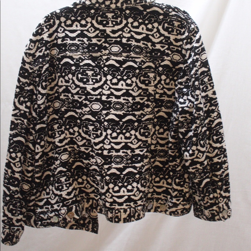 Black & White Ruby Rd Jacket - Picture 6 of 6